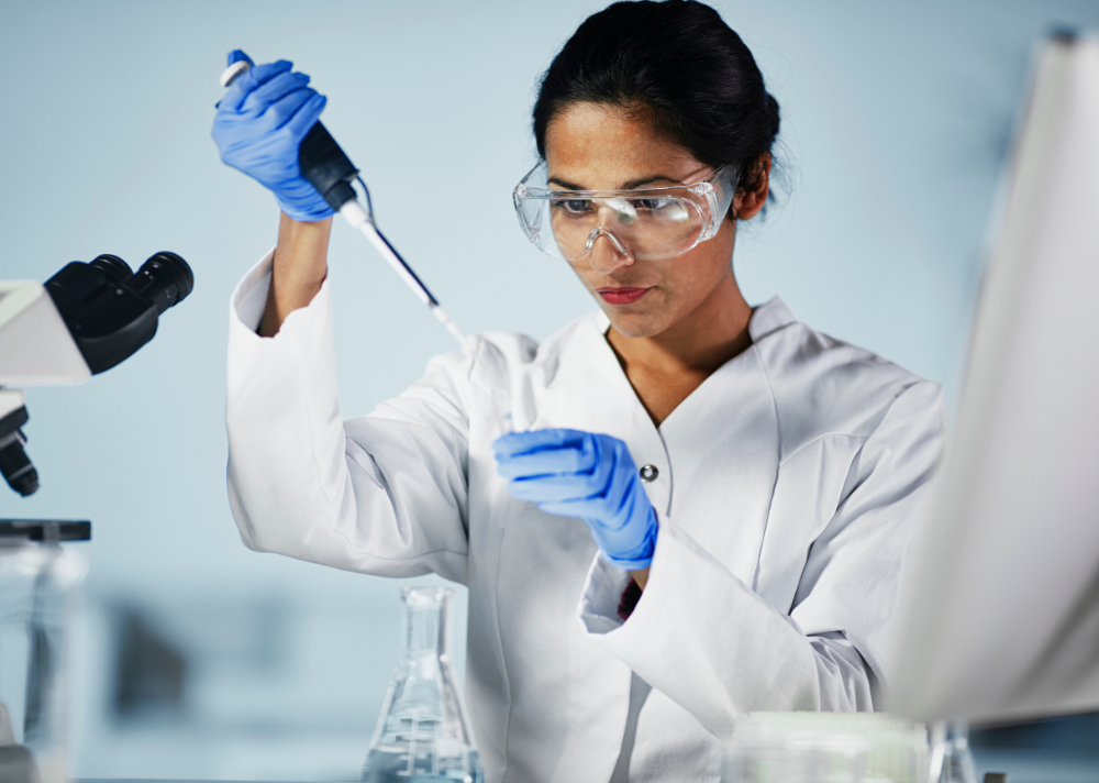 Safety Goggles in a Science or Medical Lab